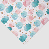 Papier Mousseline Aquarelle Automne Citrouille Motif Automne Découpa (Détail)