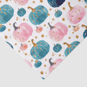 Papier Mousseline Aquarelle Automne Citrouille Motif Automne Découpa (Détail)