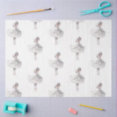 Papier Mousseline Aquarelle Ballerina Series Design 18 Tissu Papier (Artisanat)