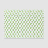 Papier Mousseline Aquarelle Bergamot Citrus Motif (Recto)