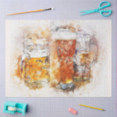 Papier Mousseline Aquarelle Bière 20x30 Découpage (Artisanat)