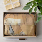 Papier Mousseline Aquarelle Big Sun Sunflower Collection élégante (Cadeau)