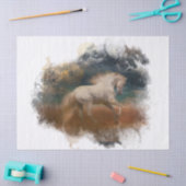 Papier Mousseline Aquarelle blanche andalouse (Artisanat)