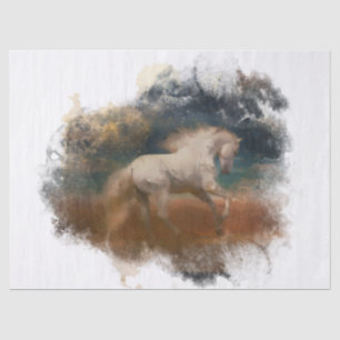 Papier Mousseline Aquarelle blanche andalouse