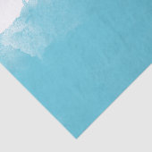 Papier Mousseline Aquarelle blanche Aqua Ombre (Détail)
