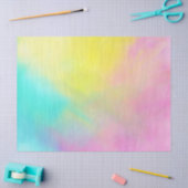 Papier Mousseline Aquarelle bleu-arc-en-ciel arrière - plan (Artisanat)