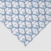 Papier Mousseline Aquarelle bleu Chinoiserie Ginger Jars (Détail)