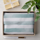 Papier Mousseline Aquarelle bleu rayures nautiques. Lignes Abstraite (Cadeau)