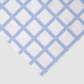 Papier Mousseline Aquarelle bleu treillis (Détail)