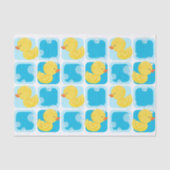 Papier Mousseline Aquarelle bleue Caoutchouc (Recto)