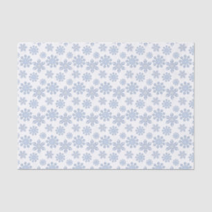 Papier Mousseline Aquarelle Blue Designer Snowflon