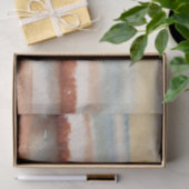 Papier Mousseline Aquarelle Boho Abstrait (Cadeau)