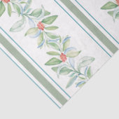 Papier Mousseline Aquarelle botanique sur le thème des vacances (Détail)