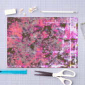 Papier Mousseline Aquarelle brique noir rose Paint Splash Abstrait (Artisanat)