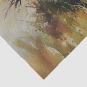 Papier Mousseline Aquarelle Chevaux sauvages Galloping Découpage (Détail)