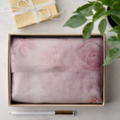 Papier Mousseline Aquarelle chic bordeaux et blush rose français (Cadeau)