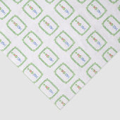 Papier Mousseline Aquarelle Chinoiserie Christmas Bow Topift Cadeau (Détail)