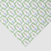 Papier Mousseline Aquarelle Chinoiserie Christmas Bow Topift Cadeau (Détail)