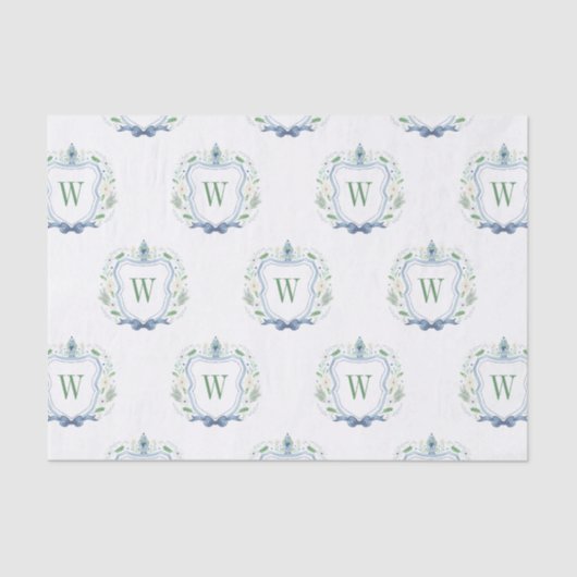 Papier Mousseline Aquarelle Chinoiserie Ginger Jars Crest (Recto)