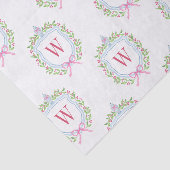 Papier Mousseline Aquarelle Chinoiserie Ginger Jars Monogram Crest (Détail)