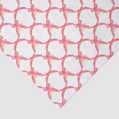 Papier Mousseline Aquarelle Chinoiserie Noël Bow rouge (Détail)