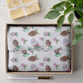 Papier Mousseline Aquarelle Chocolat Fraises couvertes (Cadeau)