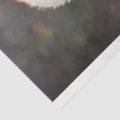 Papier Mousseline Aquarelle classique Père Noël souriant casquette r (Détail)