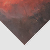 Papier Mousseline Aquarelle classique Père Noël souriant casquette r (Détail)