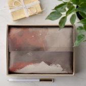 Papier Mousseline Aquarelle classique Père Noël souriant casquette r (Cadeau)