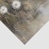 Papier Mousseline Aquarelle Colliers Dandelion Fleurs Découpage (Détail)