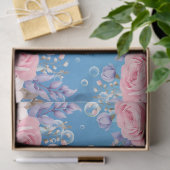 Papier Mousseline Aquarelle colorée Floral Sea Turtle Decoupage (Cadeau)