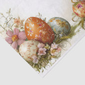 Papier Mousseline Aquarelle colorée OEufs de Pâques (Détail)