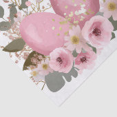 Papier Mousseline Aquarelle colorée OEufs de Pâques (Détail)