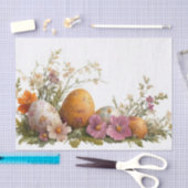 Papier Mousseline Aquarelle colorée OEufs de Pâques (Artisanat)