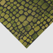 Papier Mousseline Aquarelle Crocodile Imprimer (Détail)