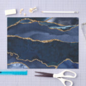 Papier Mousseline Aquarelle d'aquarelle marine Abstraite (Artisanat)