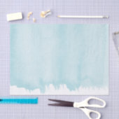 Papier Mousseline Aquarelle de bleu d'océan (Artisanat)