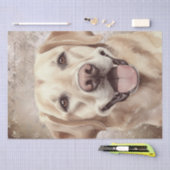 Papier Mousseline Aquarelle de chien du Labrador (Artisanat)