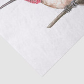 Papier Mousseline Aquarelle de colibri (Détail)