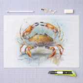 Papier Mousseline Aquarelle de crabe de mer (Artisanat)