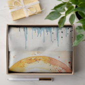 Papier Mousseline Aquarelle de découpage Bright Orange Sun (Cadeau)