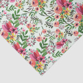 Papier Mousseline Aquarelle de découpage Fleurs florales (Détail)