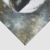 Papier Mousseline Aquarelle de la faune du renard arctique (Détail)