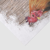 Papier Mousseline Aquarelle de la ferme de printemps (Détail)