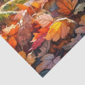 Papier Mousseline Aquarelle de la forêt d'automne renard (Détail)