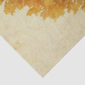 Papier Mousseline Aquarelle de l'arbre de saison d'automne (Détail)