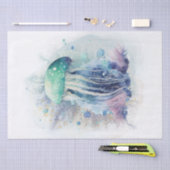 Papier Mousseline Aquarelle de méduse (Artisanat)