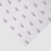 Papier Mousseline Aquarelle de Noël avec accent élégant (Détail)