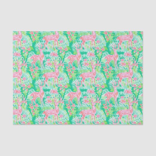 Papier Mousseline Aquarelle de Noël de Palm Beach Rinder rose (Recto)