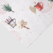 Papier Mousseline Aquarelle de Noël GoldI Design 1 (Détail)